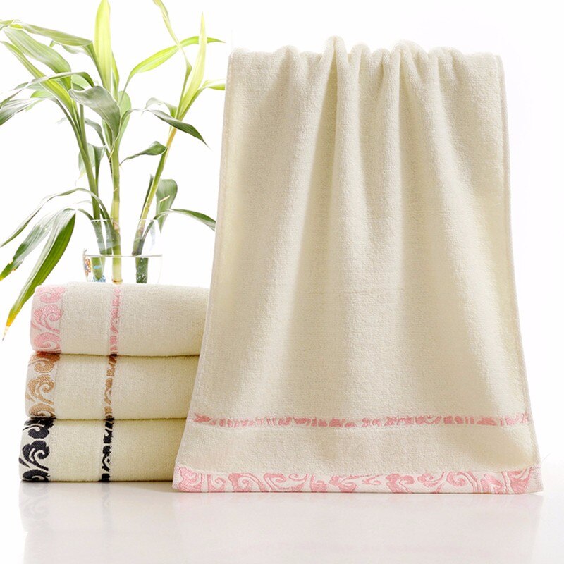 (3pcs/Lot) Bath Towel Set 1*70cm*140cm &amp; 2*34cm*74cm 100% Cotton Bath Towel Piece Set Face Towel 3 Colors