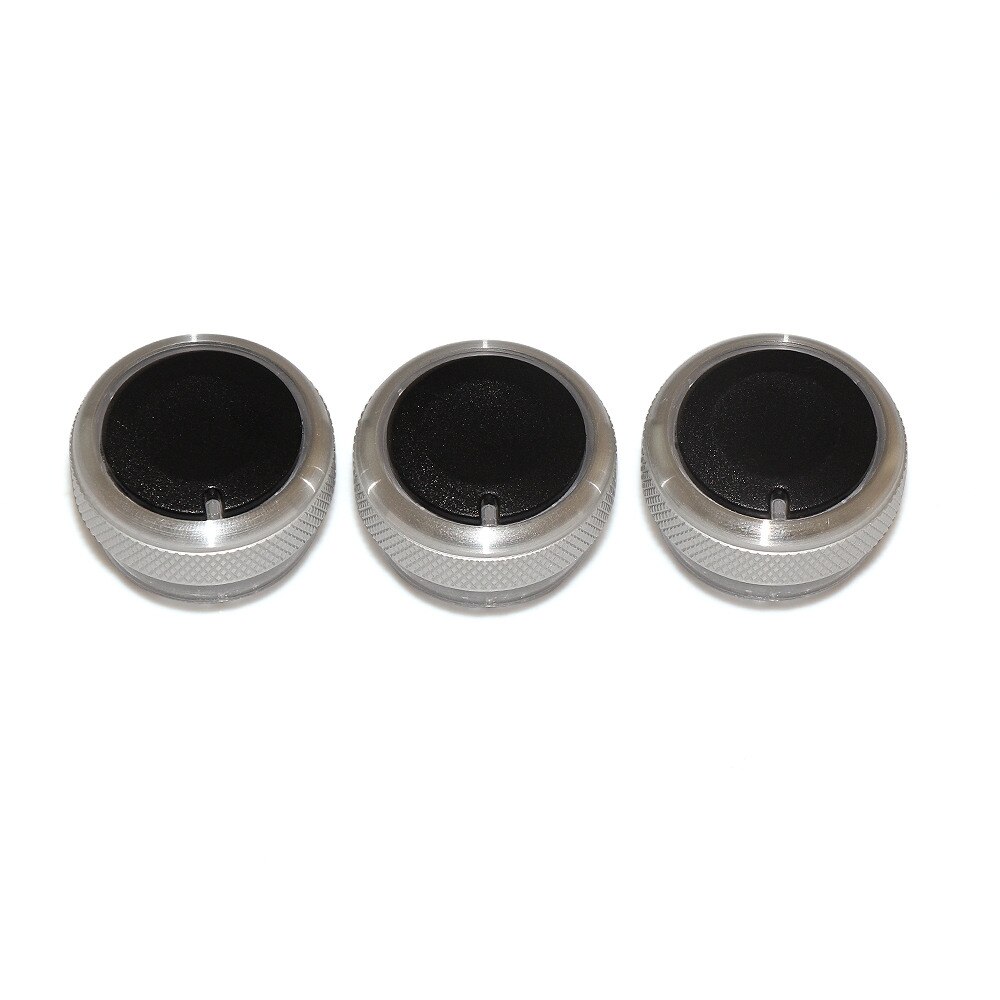 Air Conditioning heat control Switch knob For FORD FOCUS 2 MK2 2005/Focus 3 MK3 /Mondeo AC Knob Car 3pcs per set: Silver