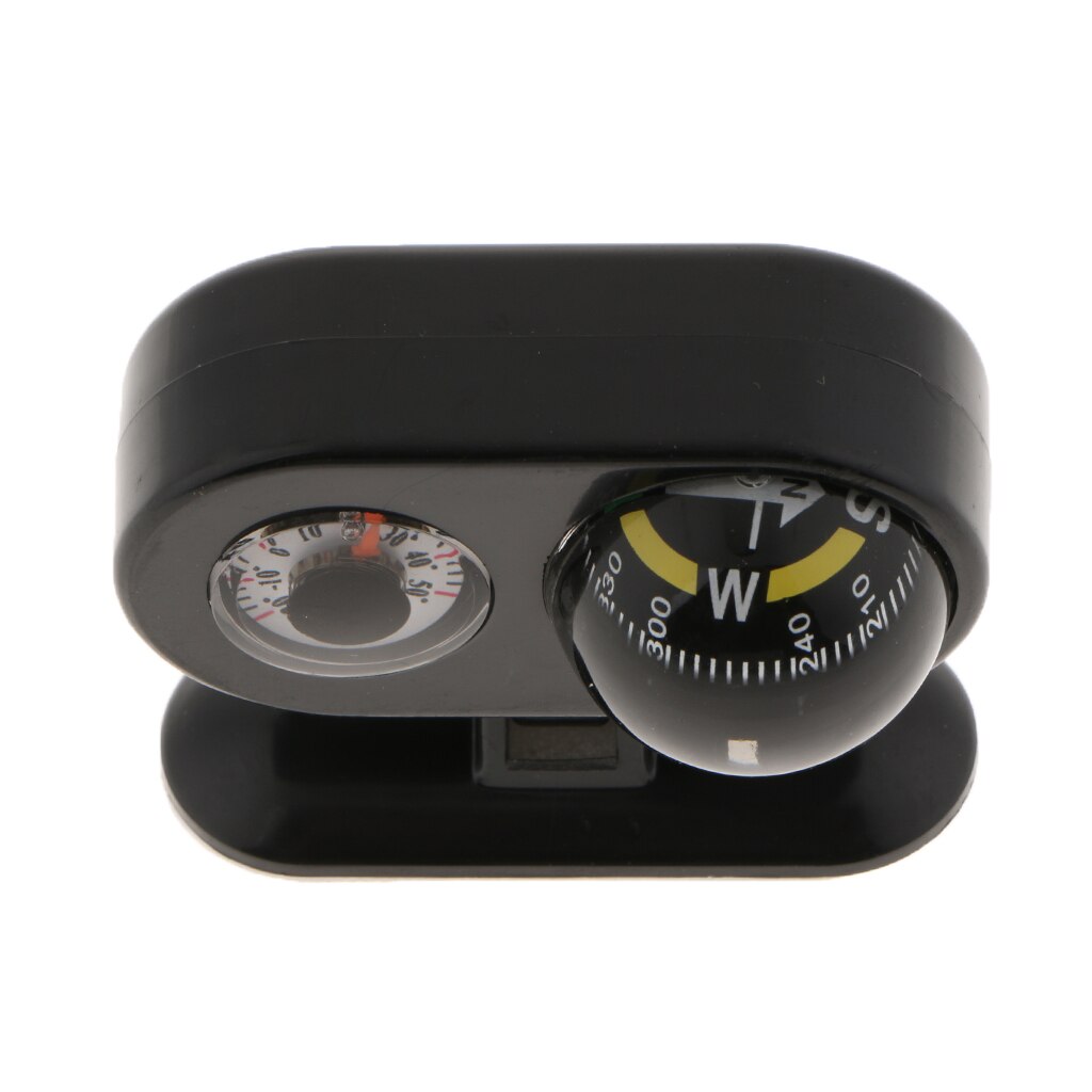 2 in1 Auto Kompass Mit Thermometer Einstellbare Navigation Armaturenbrett führen