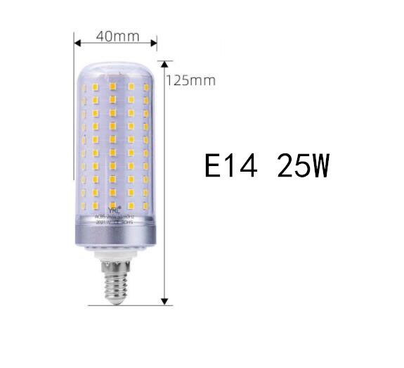 E27 b15 b22 e26 25w 40w led majspære smd 2835 led pære 110v-220v led'er stearinlys spotlight: Guld / 32 w