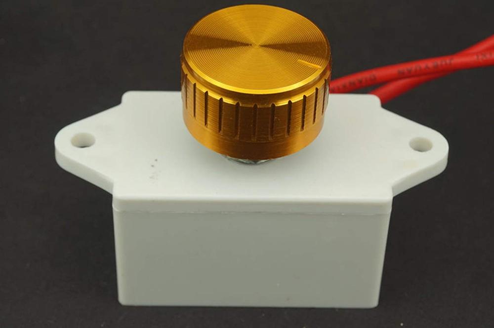 Fan Speed Control Kit Fireplace Stove Blowers On/Off Variable Speed Controller with Rheostat Knob, Voltage Motor Speed Controlle