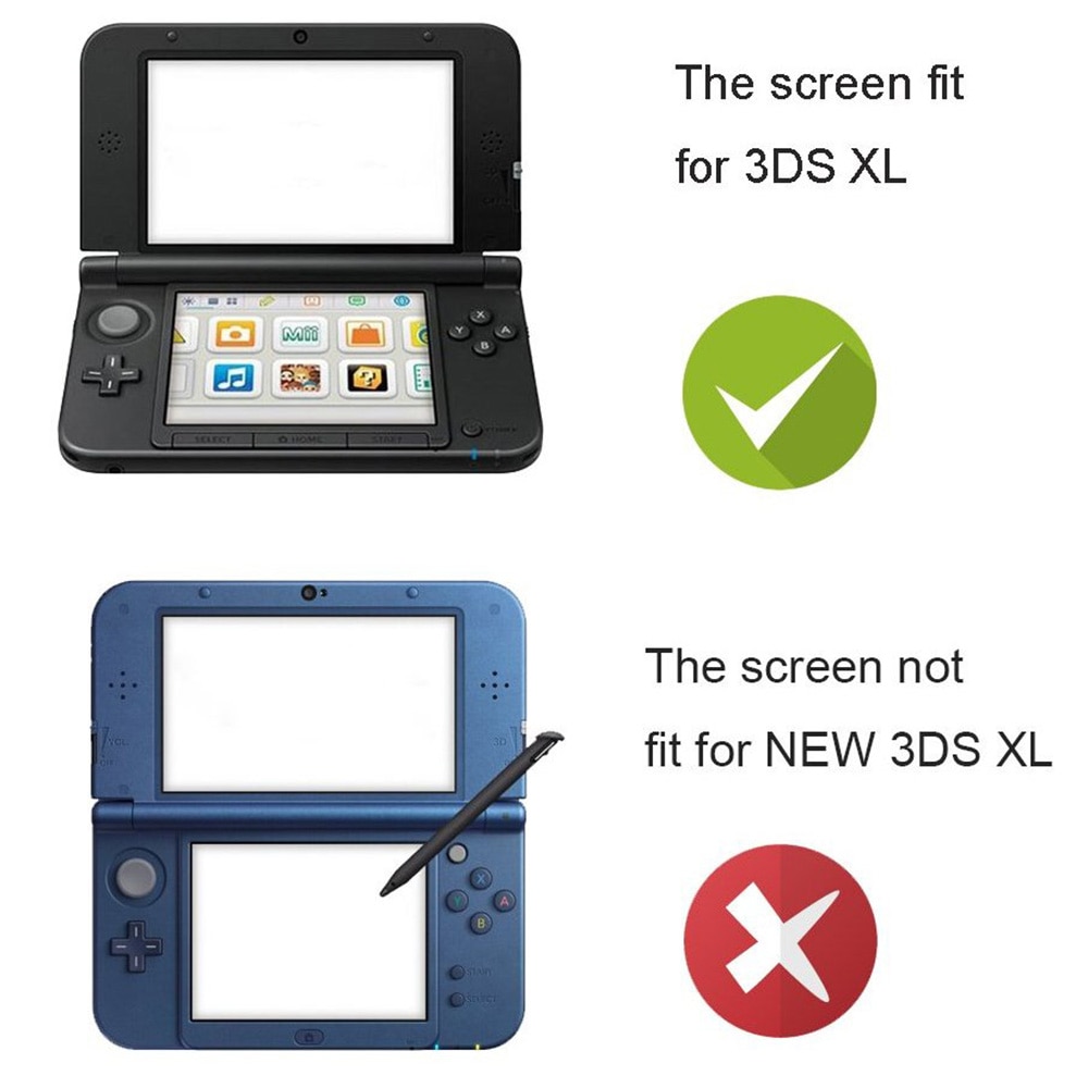 superiore LCD per 3DS XL, YTTL Parti di Ricambio Accessori Parte Superiore Dello Schermo di Visualizzazione per 3DS XL LL Sistema di consolle di Giochi