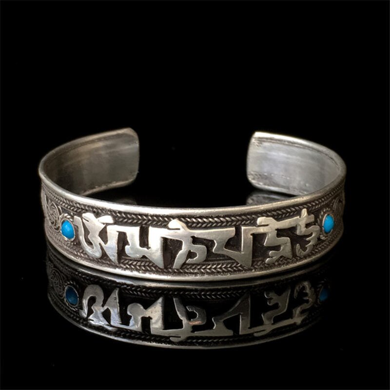 Tibetaanse Armbanden Metaal Koper Mantra Armbanden Voor Man En Vrouwen Om Mani Pad Me Hum BB-410