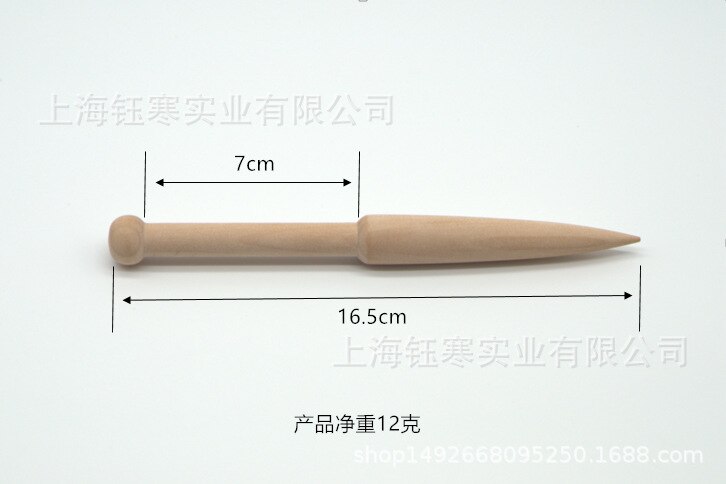 Factory price wood tapestry weaving machine Hand-made looms DIY square frame knitting machine with Smooth surface Beech wooden: Shuttle Stick