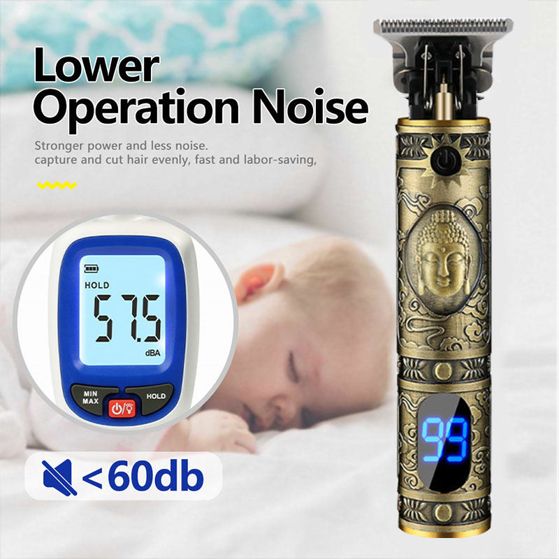 T9 électrique tondeuse à cheveux USB Rechargeable sans fil Machine de coupe de cheveux rasoir tondeuse à barbe Kit de coupe de cheveux électrique cisaillement à poussée