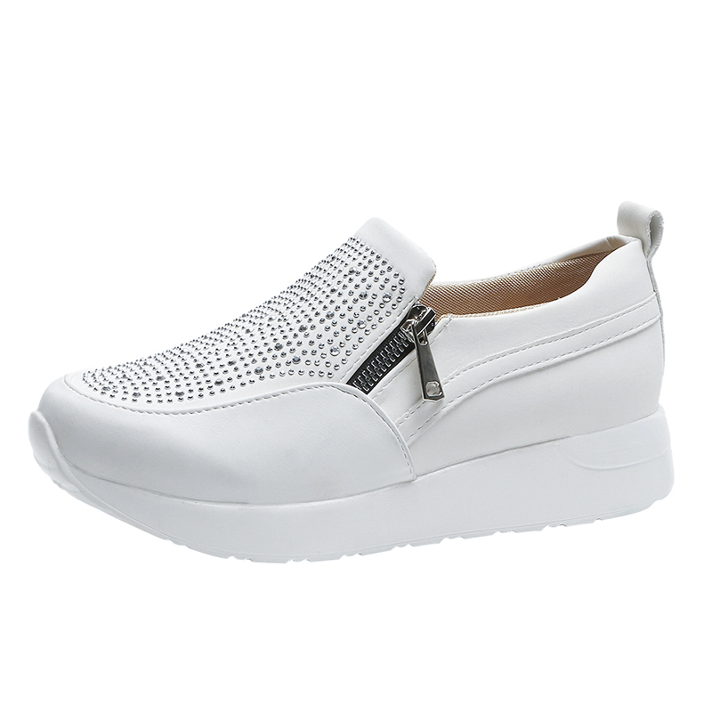 zapatos planos de mujer plataforma Slip-on zapatos de mujer Zapatillas casuales cómodos zapatos de mujer de gran tamaño nueva