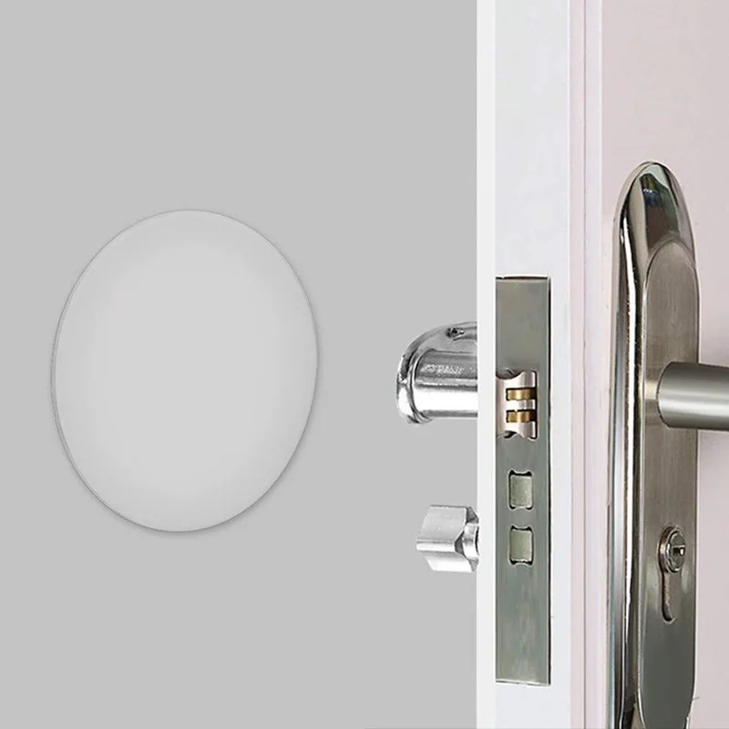 6/1pc Self Adhesive door stopper sticker invisible round Silicone Pad Door Handle Bumper Wall Shield Cushion Furniture Protector