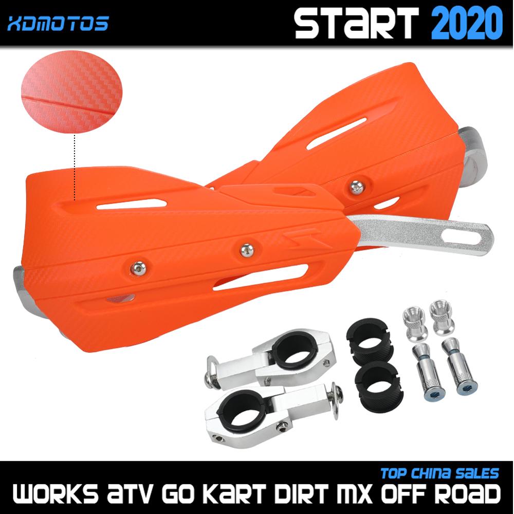 Motorfiets 22Mm 28Mm Hand Guard Handguard Protector Voor Ktm Kayo Sx Sxf Klx Kx Kxf Yz Yzf Cr crf Rmz Dirt Bike Enduro Supermoto: Orange