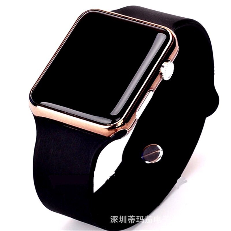 Kids Watches A Popular Sports Silicone Led Band, Watches Square and Fashionable Electronic Students Children Watch: 3