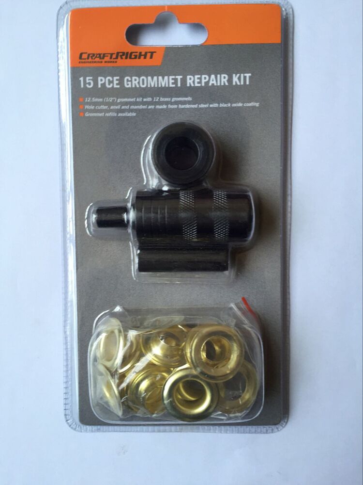 15 pc 12mm Oogje/Grommet Reparatie Kit/Set Voor Zeildoek Lederen Tent