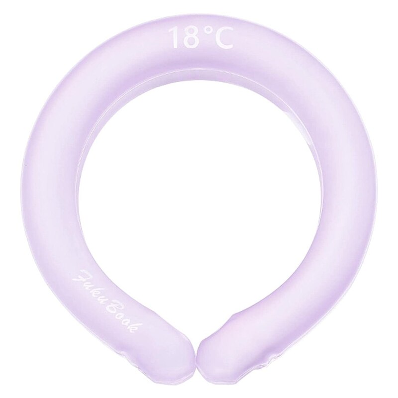 Neck Cooling Tube Ice Cooling Neck Tube Device for Summer Heatstroke Prevention: Purple