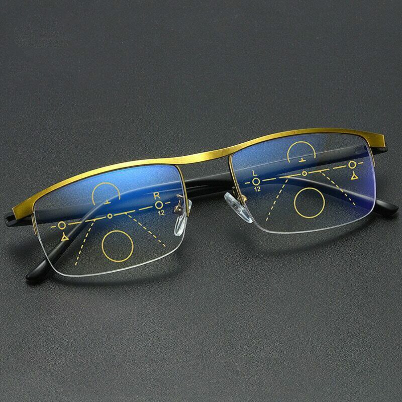 German Intelligent Color Progressive Auto Focus Reading Glasses See More Clearly Women Men J55