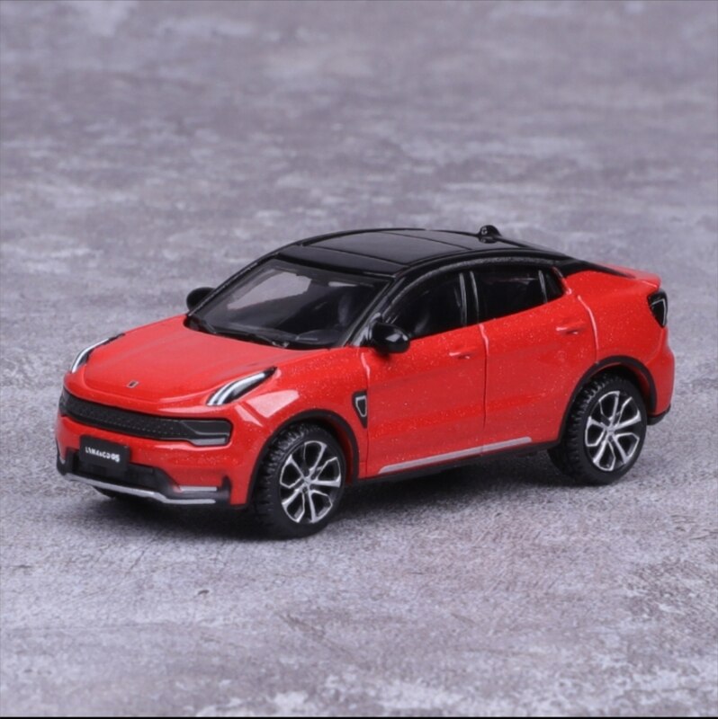 1:64 Lynk &amp; Co 01 02 modello di auto modello in lega di metallo modello Lynk &amp; Co 03 05 auto giocattolo per regali per bambini scatola da esposizione