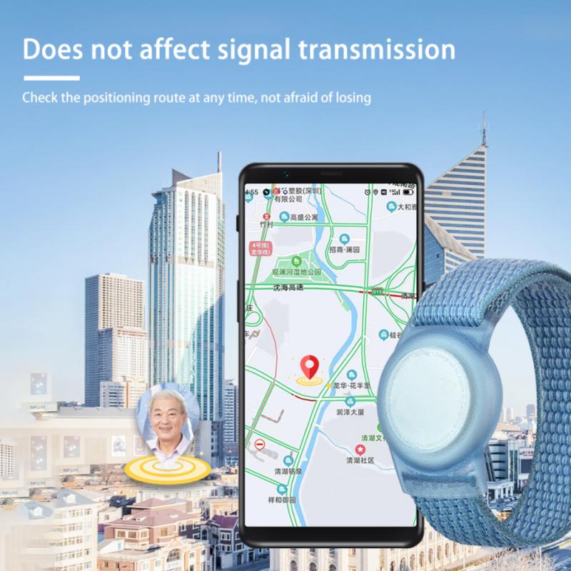 Dla Apple Airtag Nylon + TPU pasek dziecko dorosły GPS Finder kolorowe ochronne silikonowe etui do AirTag Case opaska na nadgarstek z trackerem