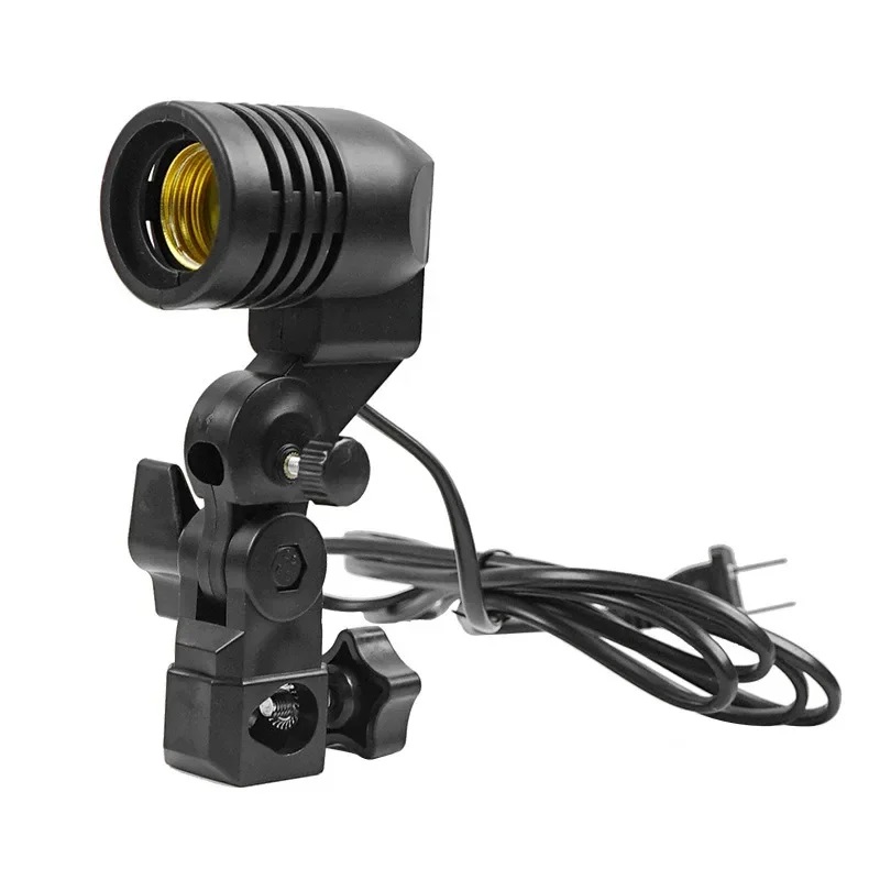 155w led-lampor 3200k-5500k fotolampor  e27 fästen med fjärrkontroll för studiofotografering hemmalager kontor: Gul