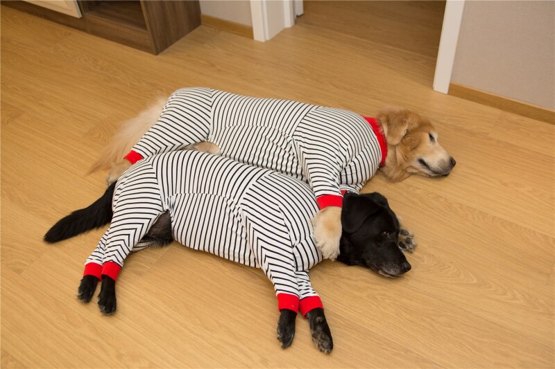 Große Hund Pyjama strecken groß Hund Kleidung Gesamt Schlafanzug Samojeden heiser Labrador golden Retriever Kleidung Nachtwäsche Kostüm