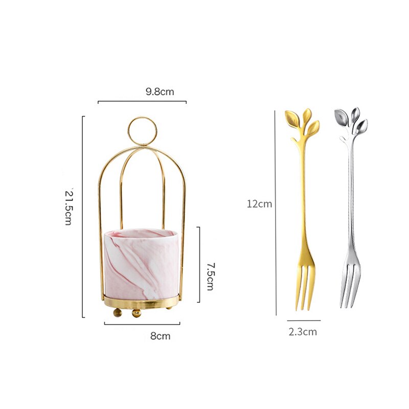 Blume Vasen Keramik Metall Obst Gabel Lagerung Krug Fleisch Anlage Dekoration Topf Mini Kreative Schreibtisch Ornament Heimat Dekor Handwerk Gläser