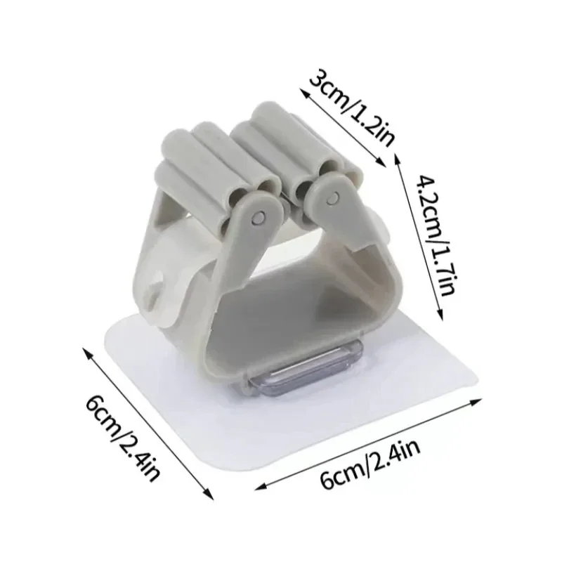 Stojak na mopa Akcesoria łazienkowe Półka naścienna Organizer Hak Uchwyt na miotłę Wieszak za drzwiami / na ścianach Narzędzie robić przechowywania w kuchni