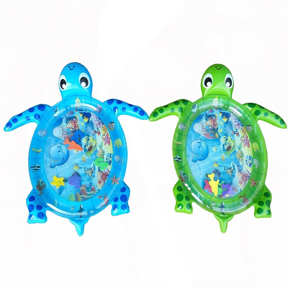 Tapis d&#39;eau gonflable pour bébé, tapis de jeu pour bébé, coussin rampant, jouets de plage et de piscine