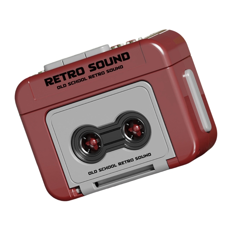 Retro Mini Cassettes Player Tape Recorders Small Music Player for On the Go Entertainment Recording Casual