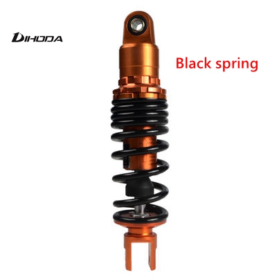 Amortisseur arrière universel simple de moto, longueur ajustable, 250mm et 260mm, suspension arrière pour moto: Black spring