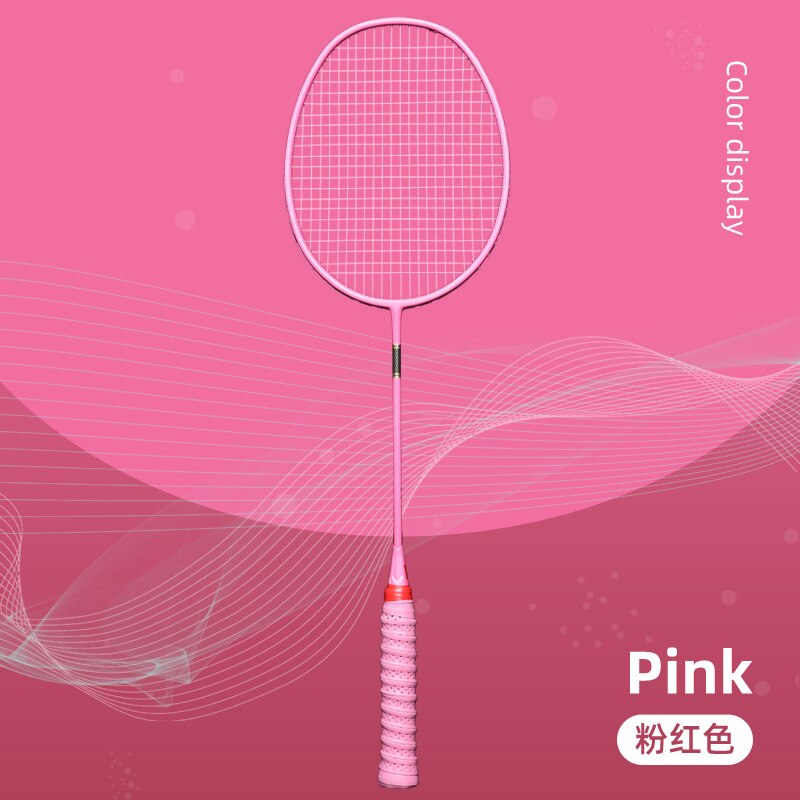 Ultralight 5U Badminton Racket Carbon Fiber Badminton Racket Sport Accessories Competition Training Racket -40