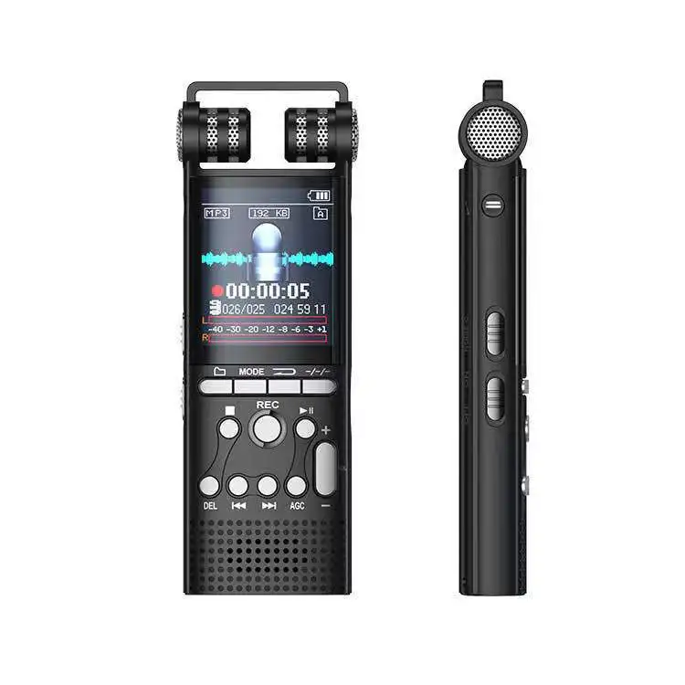 Voice Activated Digital Audio Recorder 8GB/16GB/32GB Usb Non-stop 100hr Recording Pcm 1536kbps External Microphone: 16GB