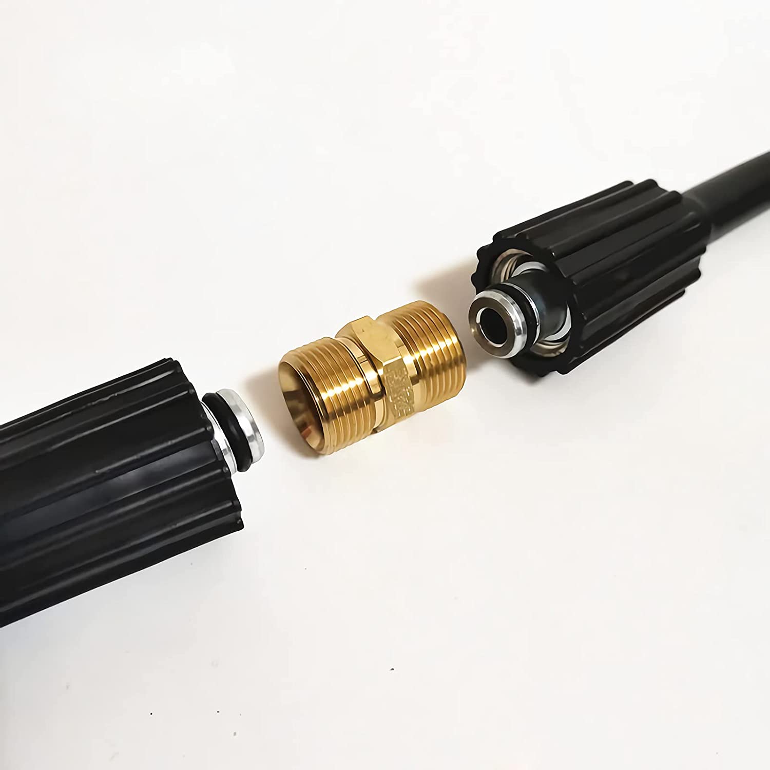 4500 Psi M22/14Mm 15Mm Buitendraad Slang Slang Connector Koppeling Voor Tuin &amp; Hogedrukreiniger pijp Joint