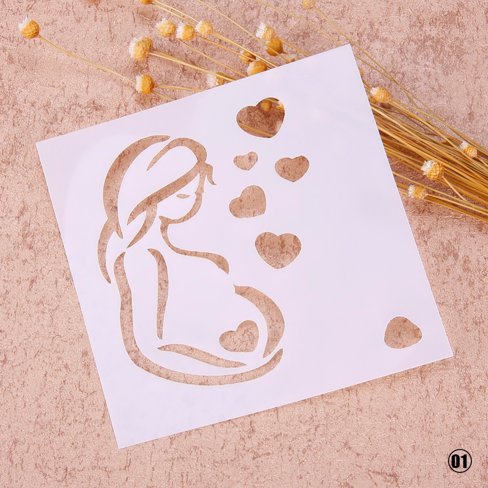 Different Patterns Stencil Airbrush Painting Art DIY For Walls Painting Scrapbooking Stamping Album Crafts #248525