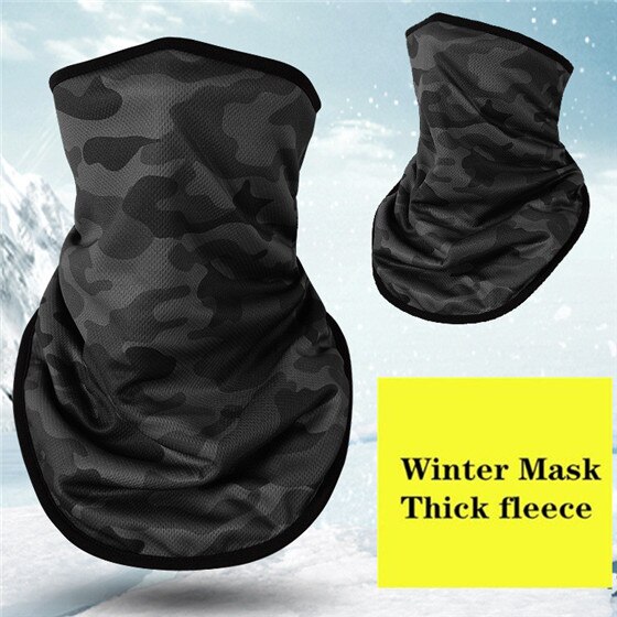 Winter Fleece Ski Sjaal. Fietsen Snowboard Apparatuur Bandana Hoofddeksels Masker Nek Driehoek Thicken Warm Vrouwen Mannen Camouflage Slabbetjes: NO.16