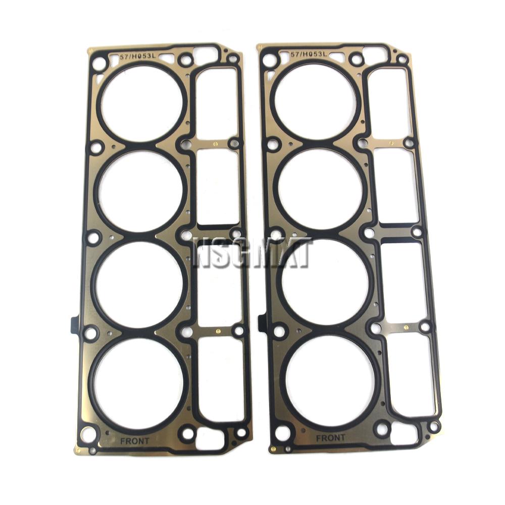 AP02 Pair Cylinder Head Gaskets 12589226 12498544 for GMC Buick Chevrolet Express Colorado Impala Monte Carlo Suburban