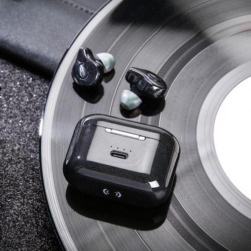 Sabbat E12 Ultra bluetooth 5.0 écouteurs TWS stéréo HiFi sans fil dans l'oreille casque: Black