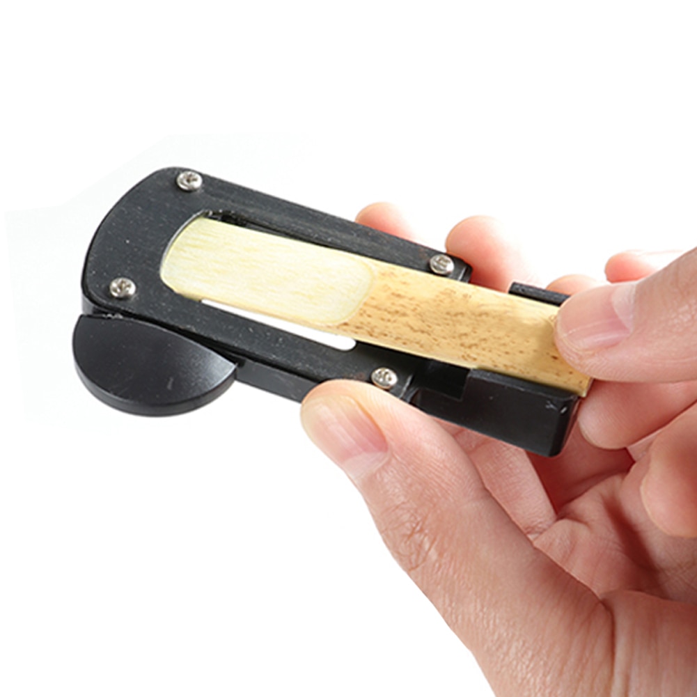Altsaxofoon Sax Reed Trimmer Cutter Alto Sax Te Alto-E Rieten Trimmer Tool Voor Alto-E Saxofoon reed Plastic + Metalen O31