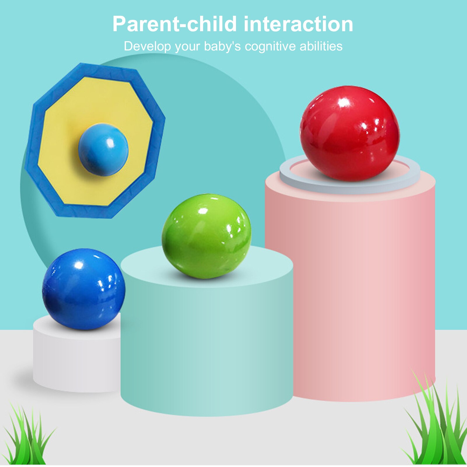 Boule collante Anti-Stress lumineuse noctilumineux, ensemble de 4 pièces, jouets pour enfants