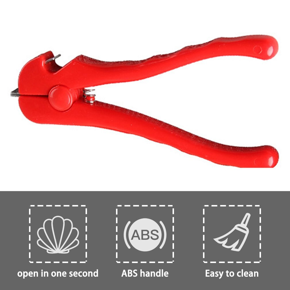 Waka Portable Clamp Pincers for Opener Knife Kitchen for Sea Food Clip Pliers Shellfish Clam Shell Clams Opener Cooking Tool