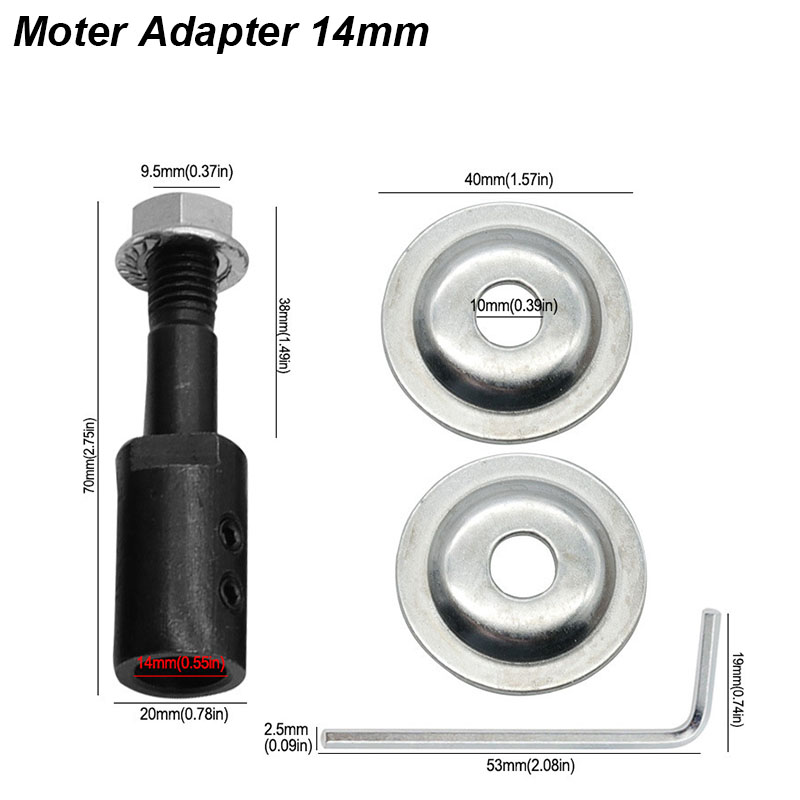 Motorwelle Dorn Kupplung Verlängerung Hülse Spindel Paar Spannfutter Adapter konvertieren Banken chl eifer Verlängerung stange polieren Rad rotierend: kastanienbraun