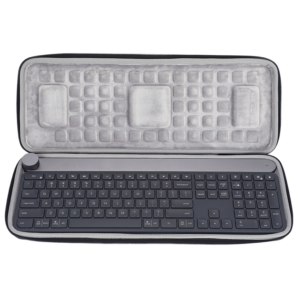 Storage Case Travel Portable Keyboard Protective Bag for Logitech Craft Advanced Keyboard gaming computer peripherals