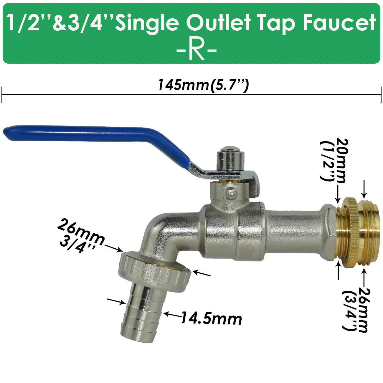 Garden 1/2'' IBC Water Tank Adapter Brass Tap Faucet Replacement Connector Joint 2-Way 1-Way Outdoor Irrigation Hose Ball Valve: Pink