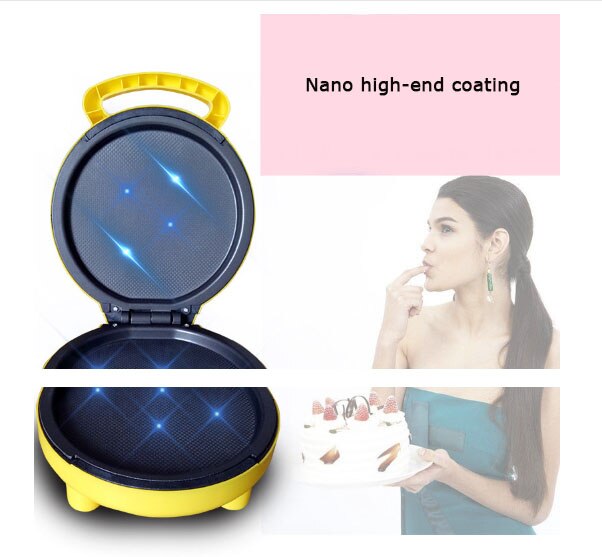 Electric Pancake Cartoon Children's Cake Maker Electrical Pizza Machine Automatic Fryer Barbeque Grill