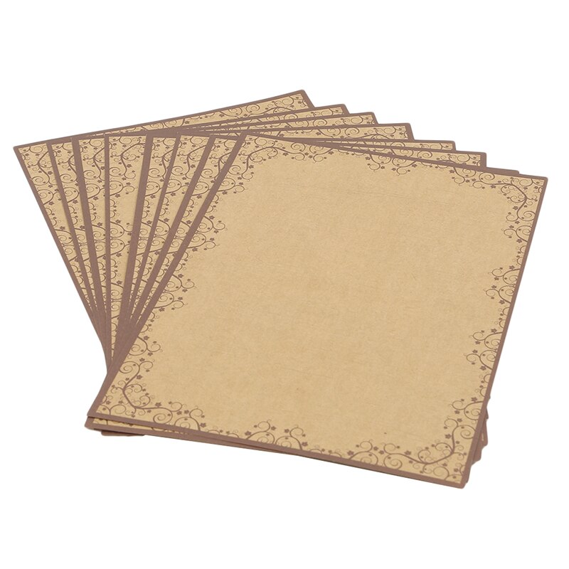 Office Envelope Letter Paper European Country Style Vintage Message Writing Love Paper Letter Set School Stationery Supply: style7