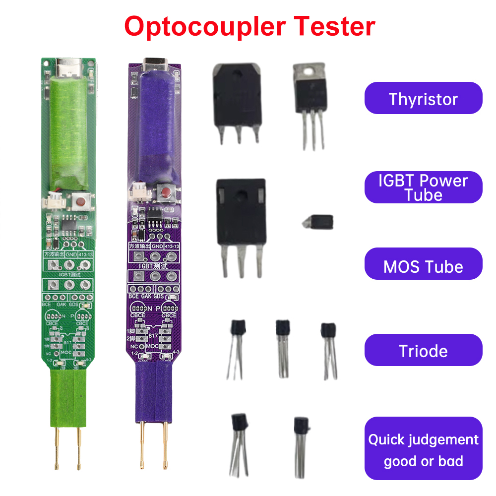 Testeur d'optocoupleur, outil de détection rapide multifonctionnel, outil de réparation électronique, Module de Test en ligne d'optocoupleur