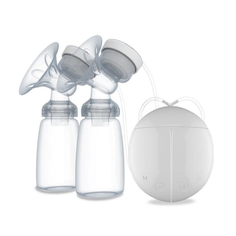 Breast Pumps Powerful Double Intelligent Microcomputer USB Electric Breast Pump With Milk Bottle Bilateral Sucking Milk Suckers: Default Title