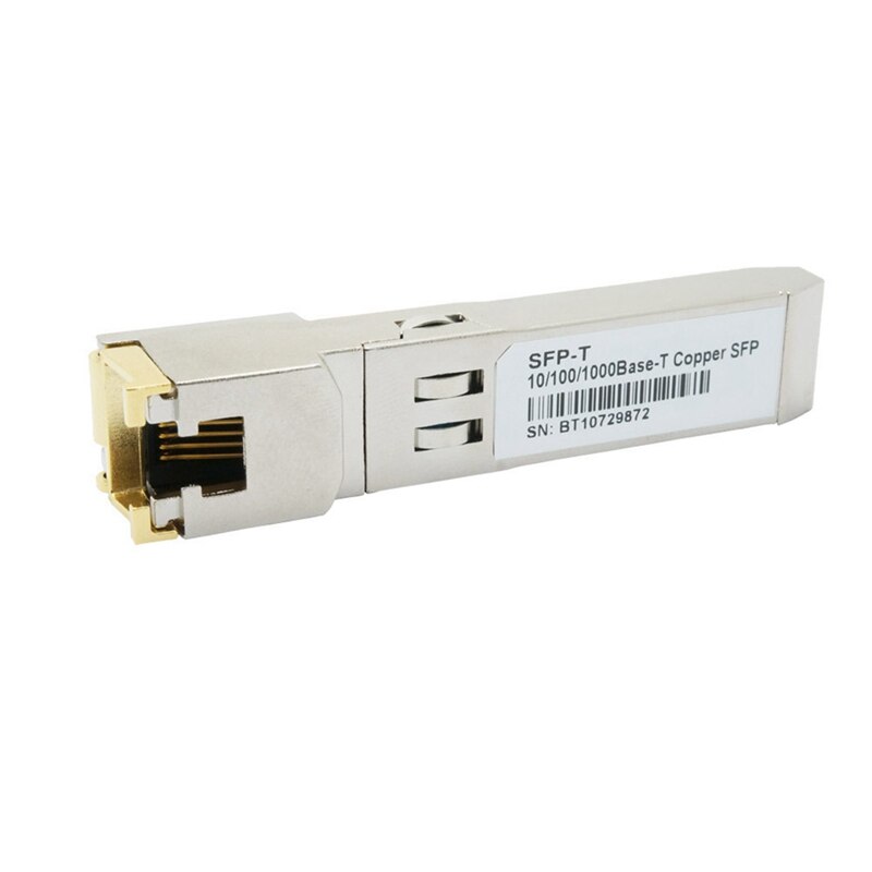 Gigabit RJ45 Sfp Module 10/100/1000Mbps Sfp Koper RJ45 Sfp Transceiver Gigabit Ethernet Switch