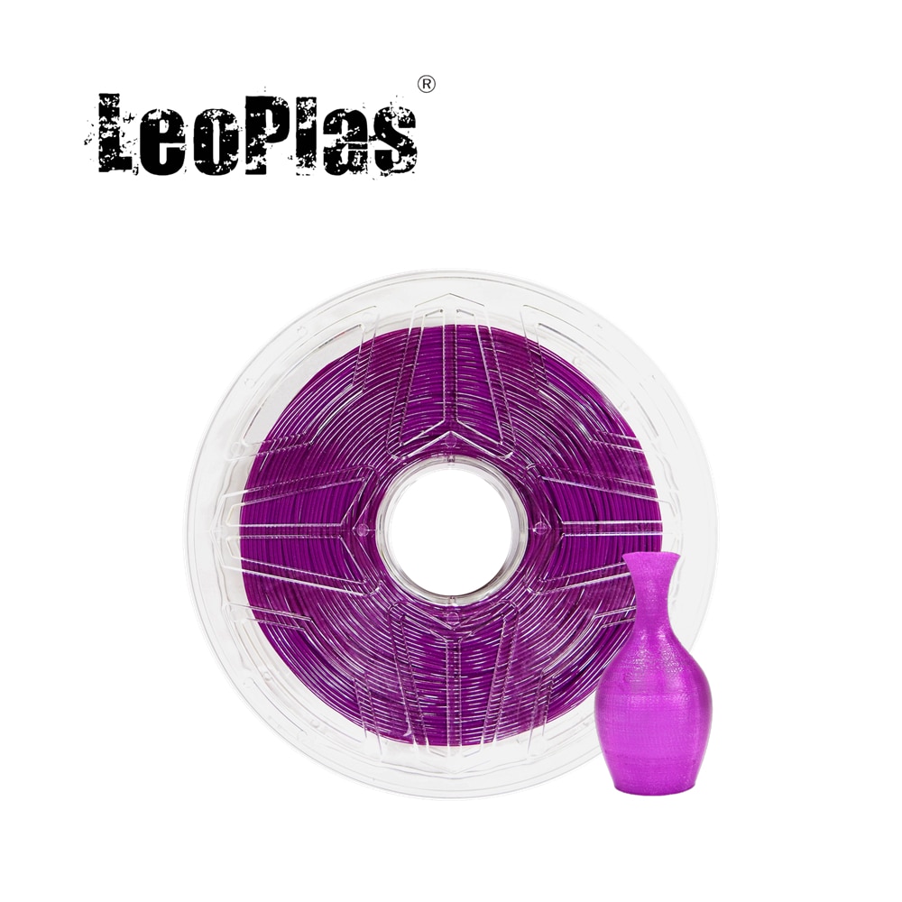 Leoplas 1Kg 1.75Mm Flexibele Soft Druif Paars Tpu Filament Voor Fdm 3D Printer Verbruiksartikelen Printing Supplies Rubber Materiaal