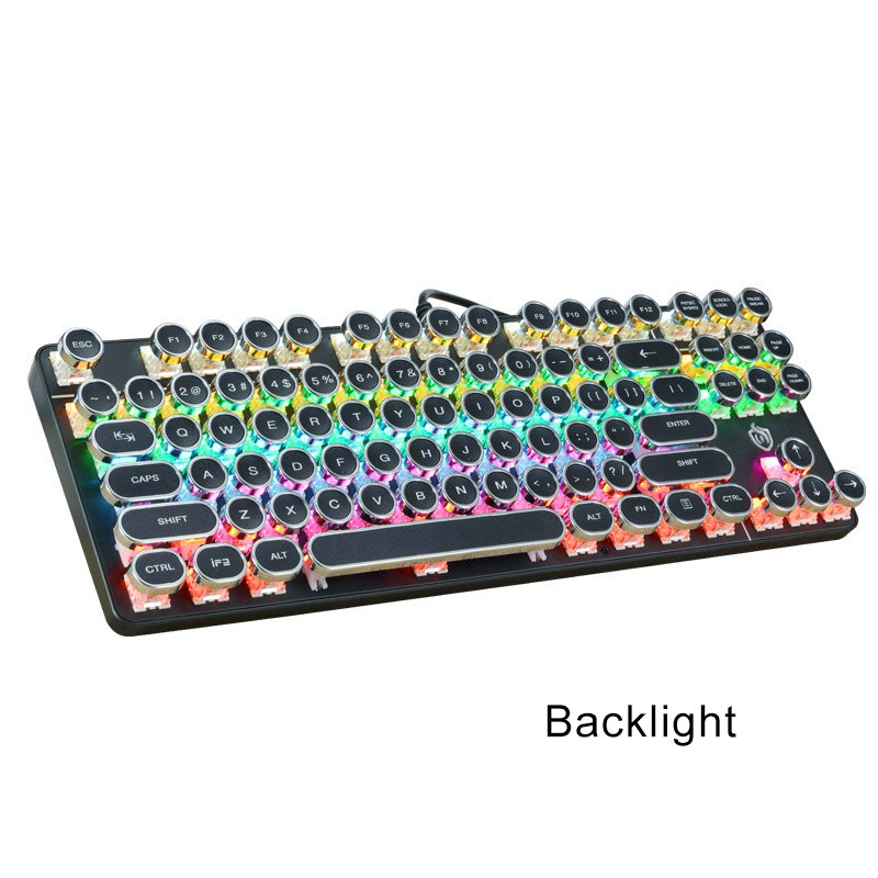 Bedraad Mechanische Gaming Toetsenbord 104 Toetsen Schakelaars Voor Gamers Met 9 Verlichting Effect Nk-Winkelen: 08