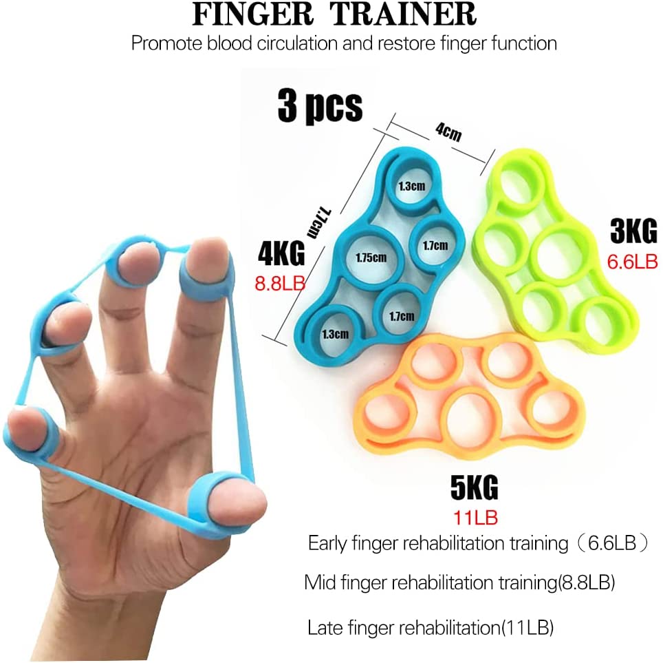 Finger Grip Power Traing Ball Anti-Spasticity Exercise Massage Orthosis Rehabilitation Fitness Exercise Protector Cover Stroke