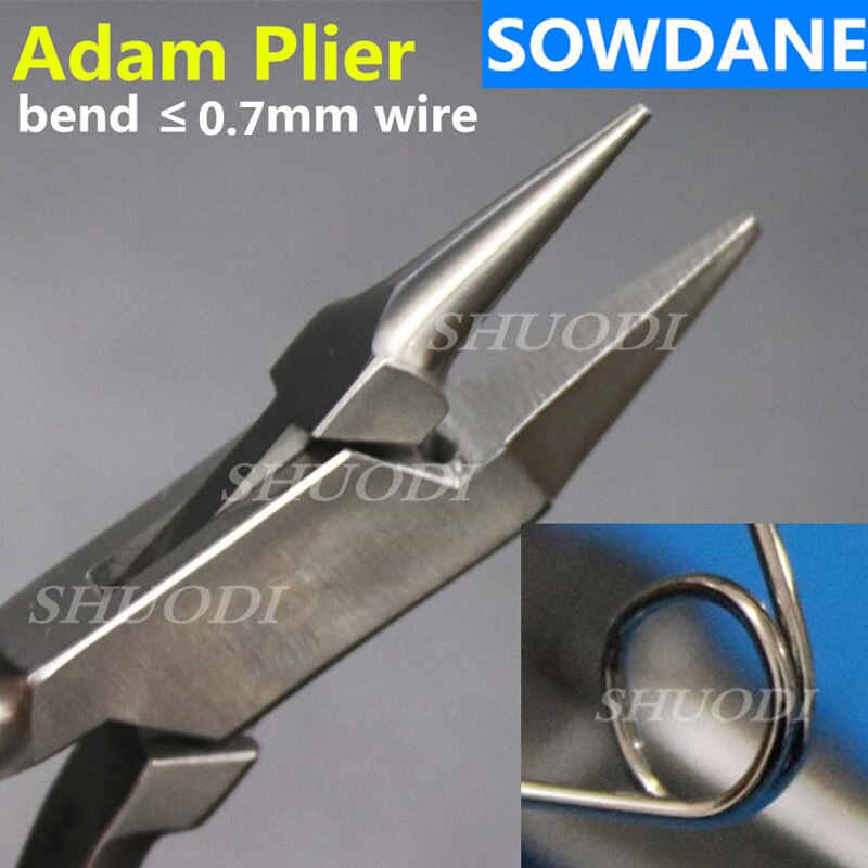 Zahn Kieferorthopädische Werkzeug Labor Labor Schleife Bildet Draht Biegen Zange Schleife bilden Biegen Forcep Instrument Zahnarzt Implantat Werkzeug: J max Pro 0.7mm Kabel