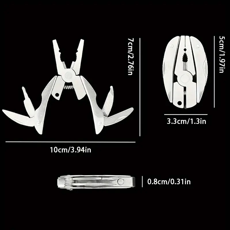 Multifunktionale Zange Mini Leichte Tragbare Multifunktionale Schildkröte Zurück Zange Käfer Zange Schildkröte Klapp Zange 1PC
