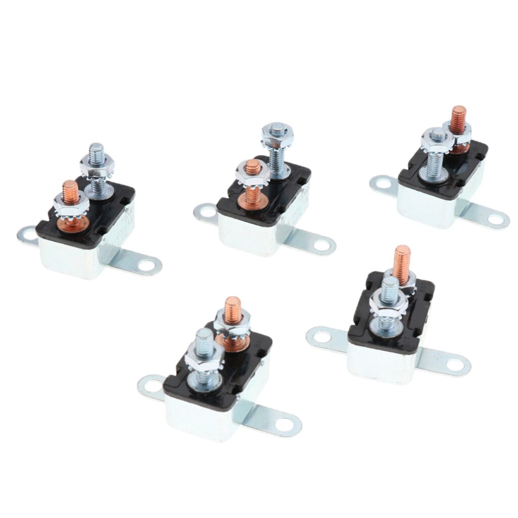 5X Inline Resettable Circuit Breaker Overload Protector 12V/24V