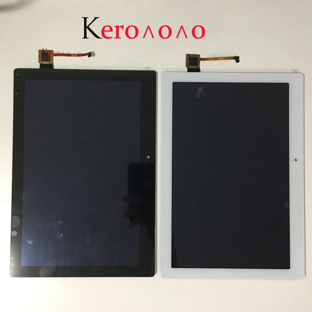 Pantalla táctil LCD de repuesto para Lenovo Tab 2 A10-70 A10-70F, montaje de marco, 10,1 &quot;, negro, blanco,